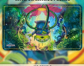 Playmat Lorcana TCG - Alien - 24 x 14 po. (600 x 350 mm) Stitched edge