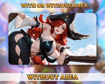 Playmat TCG - Riftbound - Miss Fortune - 24 x 14 po. (600 x 350 mm) Stitched edge