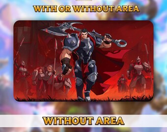 Playmat TCG - Riftbound - Darius - 24 x 14 po. (600 x 350 mm) Stitched edge