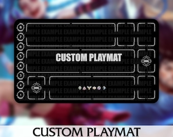 Custom Playmat Riftbound TCG - 24 x 14 po. (600 x 350 mm) Stitched edge