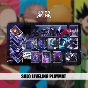 Union Arena TCG Playmat – Several Styles - 24 x 14 po Stitched Edge