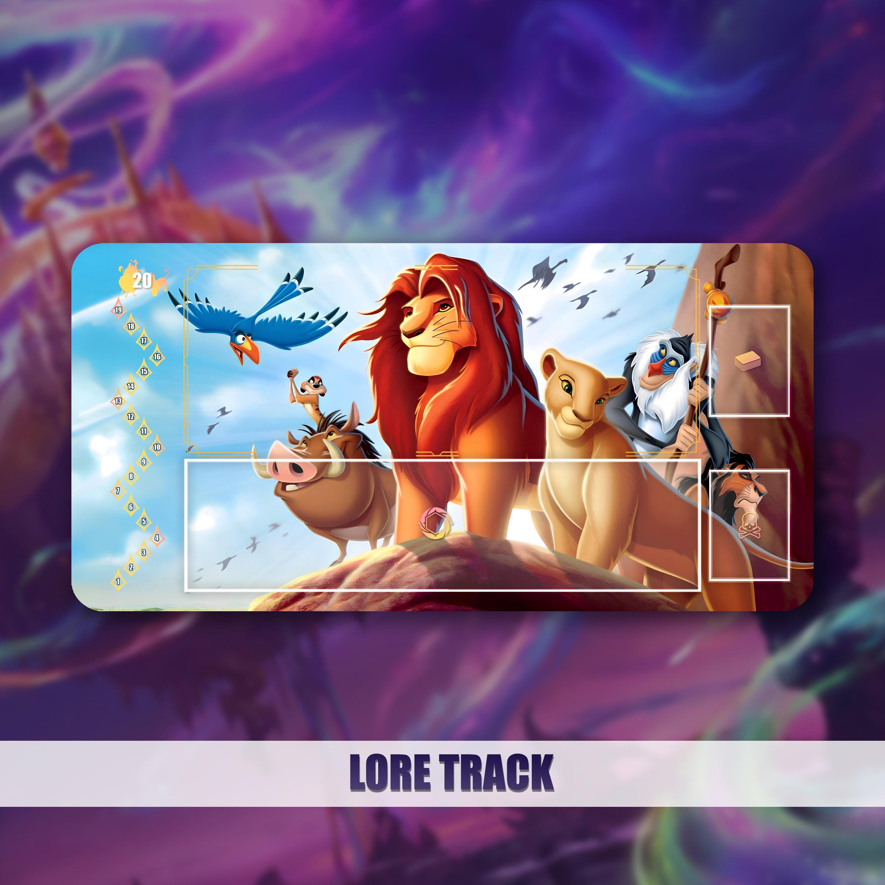 ゲーム ディズニー ロルカナ lorcana 公式 プレイマット 海外 英語
