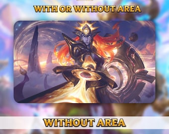 Playmat TCG - Riftbound - Leona - 24 x 14 po. (600 x 350 mm) Stitched edge