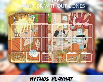 Playmat Mythos TCG - Several Styles - 24 x 14 po. (600 x 350 mm) Stitched edge