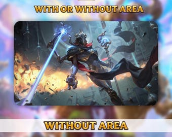Playmat TCG - Riftbound - Viktor - 24 x 14 po. (600 x 350 mm) Stitched edge