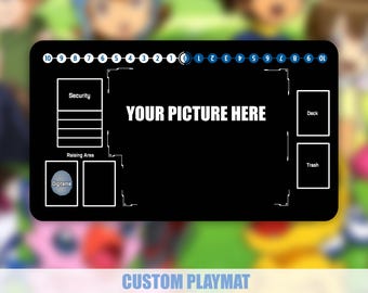 Digimon Playmat Zone Overlay PSD Digital Download - 24"x14" TCG 2020 Player Play  Mat Custom .PSD Template - Etsy