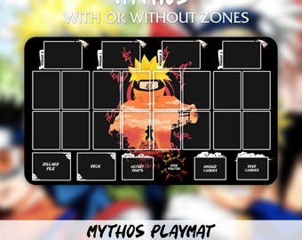 Playmat Mythos TCG - 24 x 14 po. (600 x 350 mm) Stitched edge