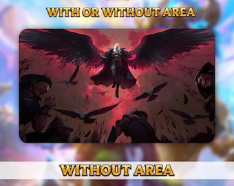 Playmat TCG - Riftbound - Swain - 24 x 14 po. (600 x 350 mm) Stitched edge