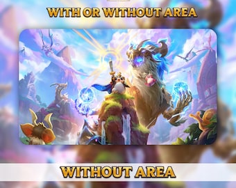 Playmat TCG - Riftbound - TFT - 24 x 14 po. (600 x 350 mm) Stitched edge