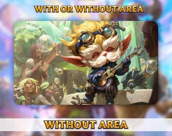 Playmat TCG - Riftbound - Heimerdinger - 24 x 14 po. (600 x 350 mm) Stitched edge