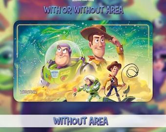 Playmat Lorcana TCG - Toy Story - 24 x 14 po. (600 x 350 mm) Stitched edge