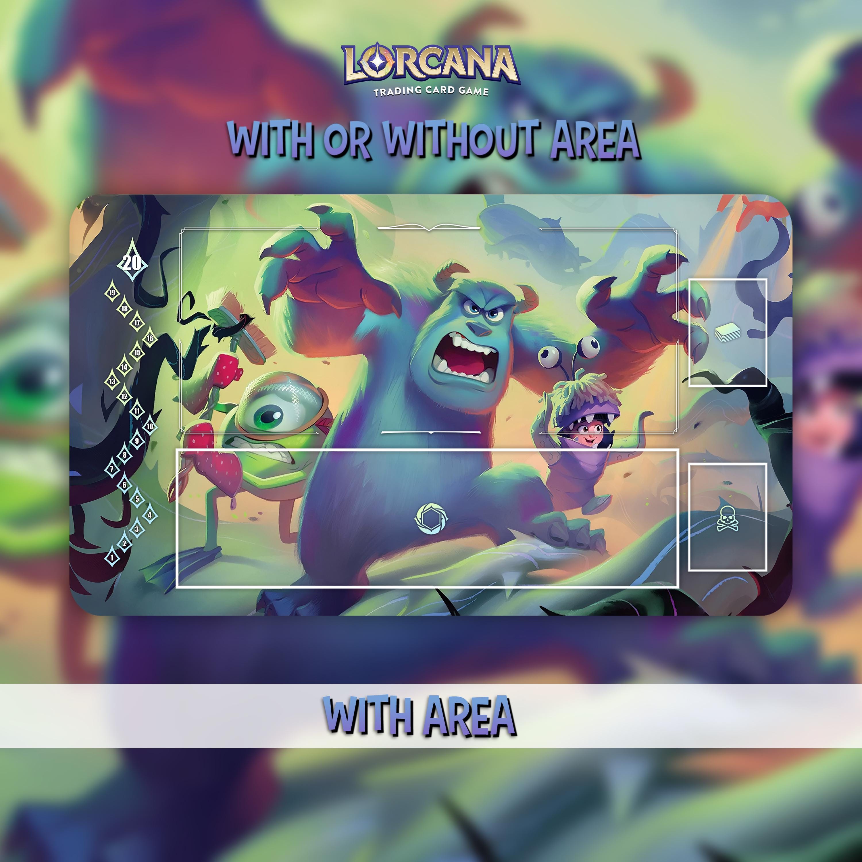 Disney Lorcana プレイマット モンスターズ・インク プレイマット Lorcana TCG - モンスターズ・インク - 24 x 14 po. (600