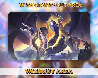 Playmat TCG - Riftbound - Leblanc - 24 x 14 po. (600 x 350 mm) Stitched edge