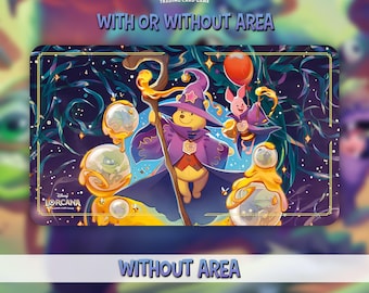 Playmat Lorcana TCG - Winnie - 24 x 14 po. (600 x 350 mm) Stitched edge