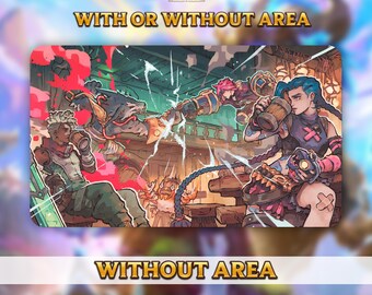 Playmat TCG - Riftbound - 24 x 14 po. (600 x 350 mm) Stitched edge