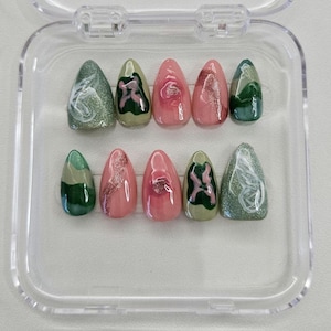 Txt Temtation Inspired Press on Nails