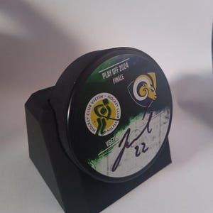 Hockey puck stand - display holder