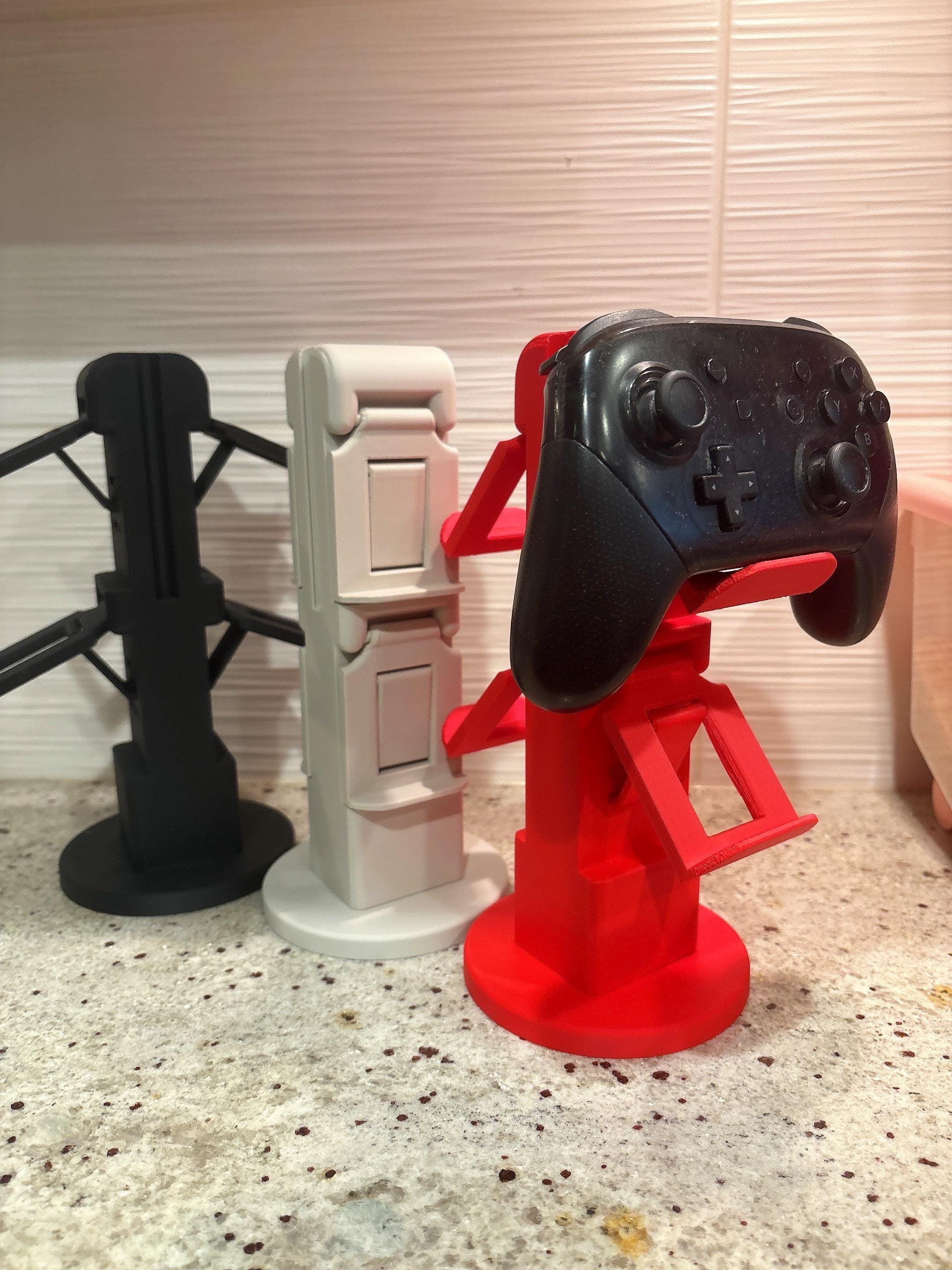 Controller Shed Controller Tower – 3D Printed Stand for Game Controllers & Headsets ...
