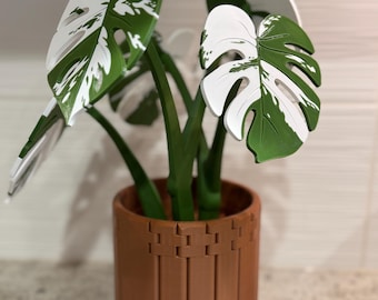 Monstera Plant Coaster Set – 3D Printed Magnetic Leaves