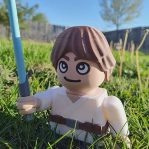 Luke Chunkwalker Kit – Chonky 3D Printed Hero Figure | Star Wars-Inspired Display Toy | Funko-Style Geek Gift