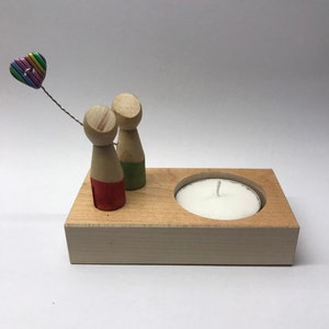 Soporte de luz de té lgbt.