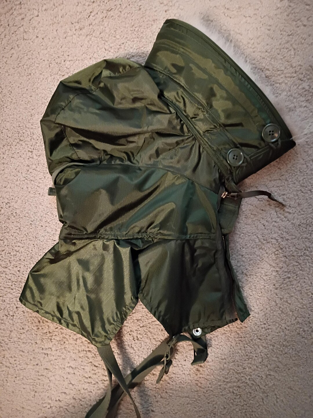 Vintage Military Issued Extreme Cold Weather Hood (shore) Size Medium