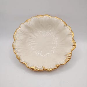 Vintage Lenox Cabbage Design Small Bowl with 24k Gold Trim