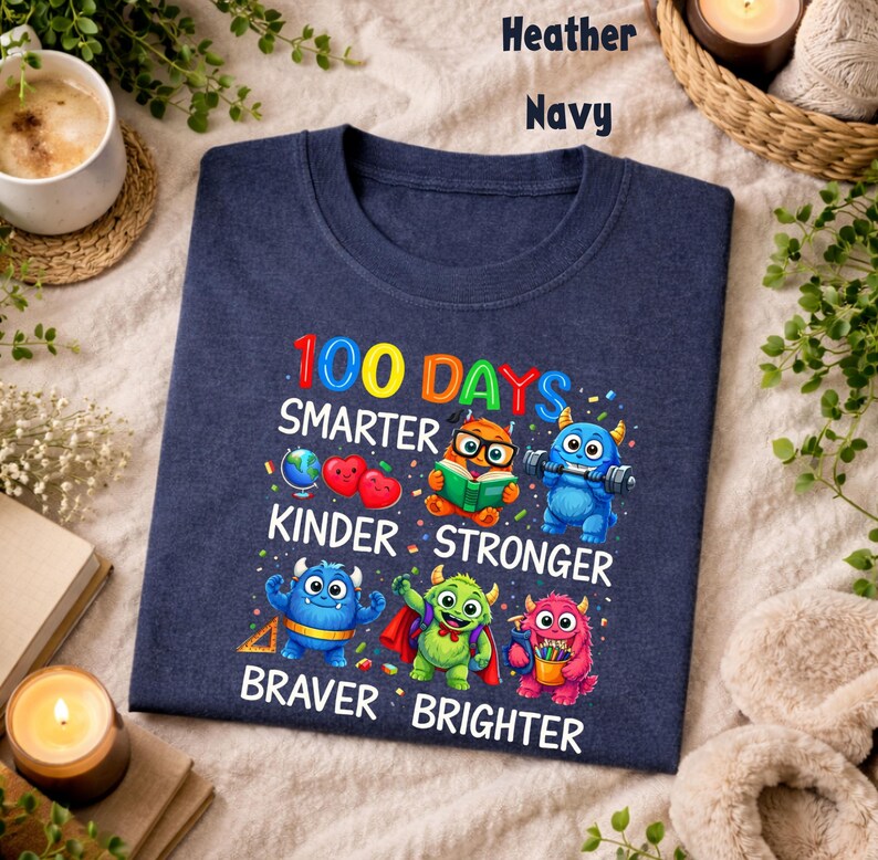 Happy 100 Days of School Smarter Kinder Stronger Braver Brighter for ...