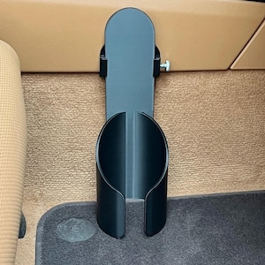 Universal Cup Holder for Sports Cars | Console-Mounted, Adjustable, No-Drill Install | Fits Most Vehicles | Large Bottle Compatible