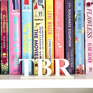 TBR LIBRARY LEGEND | Book Genre Signs | Bookshelf Signs | Bookish Decor | Custom Sign | Book Categories | Bookshelf Label | Book Words