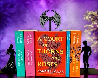 ACOTAR Decor, Bat Wings, book lover gift, A Court Thorns and Roses, Book Mark, Book Insert, Book Decor, Bookshelf Decor, Bookish, 3D printed