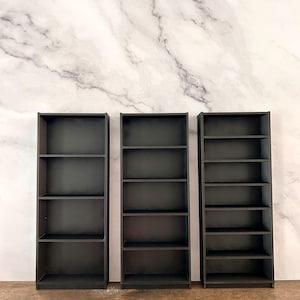 Mini IKEA Billy Bookcase l 8in tall | Mini Bookshelf l Bookend | 1/10th Scale Replica Bookshelf | Miniature | Mini Library | 3DPrint |