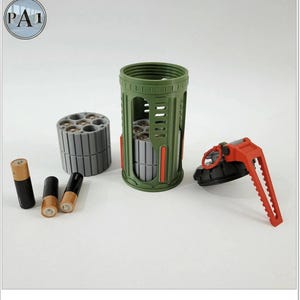 Sci-fi grenade | aa battery holder | gamer desk tidy | cosplay prop | gaming inspired