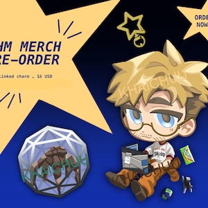 pre-order SPACE DUO CHARM || 3" Linked Acrylic Keychain || Project Hail Mary Rocky & Grace || Ships Late April to Early May (2nd po batch!)