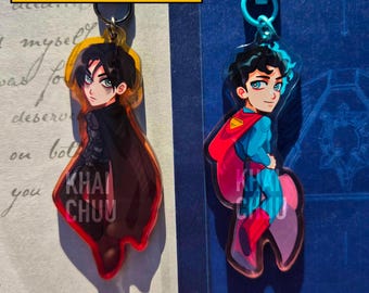 CHARMS SUPERBAT || Breloques en acrylique de 3 po.