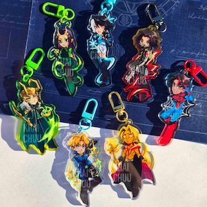 RIVALS CHARME || 3 ”farbige Acrylanhänger