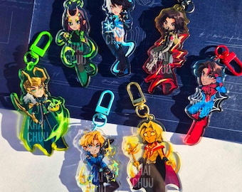 RIVALS CHARMS || 3” Colored Acrylic Charms