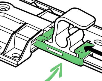 2 piezas de suspensión compatibles con IKEA BEHJÄLPLIG