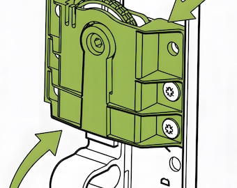 Ajustador de rueda de montaje compatible con IKEA BEHJÄLPLIG