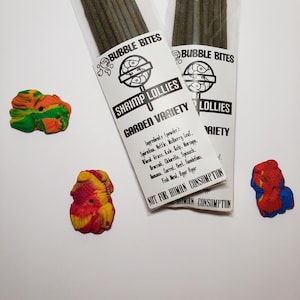 Shrimp Lollie Sticks 60 ct Garden Variety + Holder Shrimp Food Home Made In USA