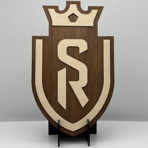 Logo Stade De Reims - bois, décoration