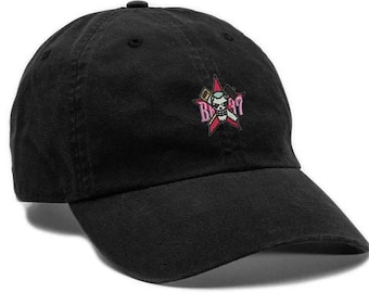 Cappello da papà con teschio a stella ispirato a Franky / Cappellino ricamato stile streetwear anime
