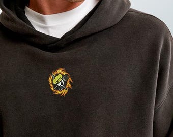 Flame Chef Pirate Pullover Hoodie | Anime-Inspired Streetwear Heavy weighted Hoodie
