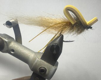 3-Pack Redfish Gurgler Fly 1/0 Olive/Gold