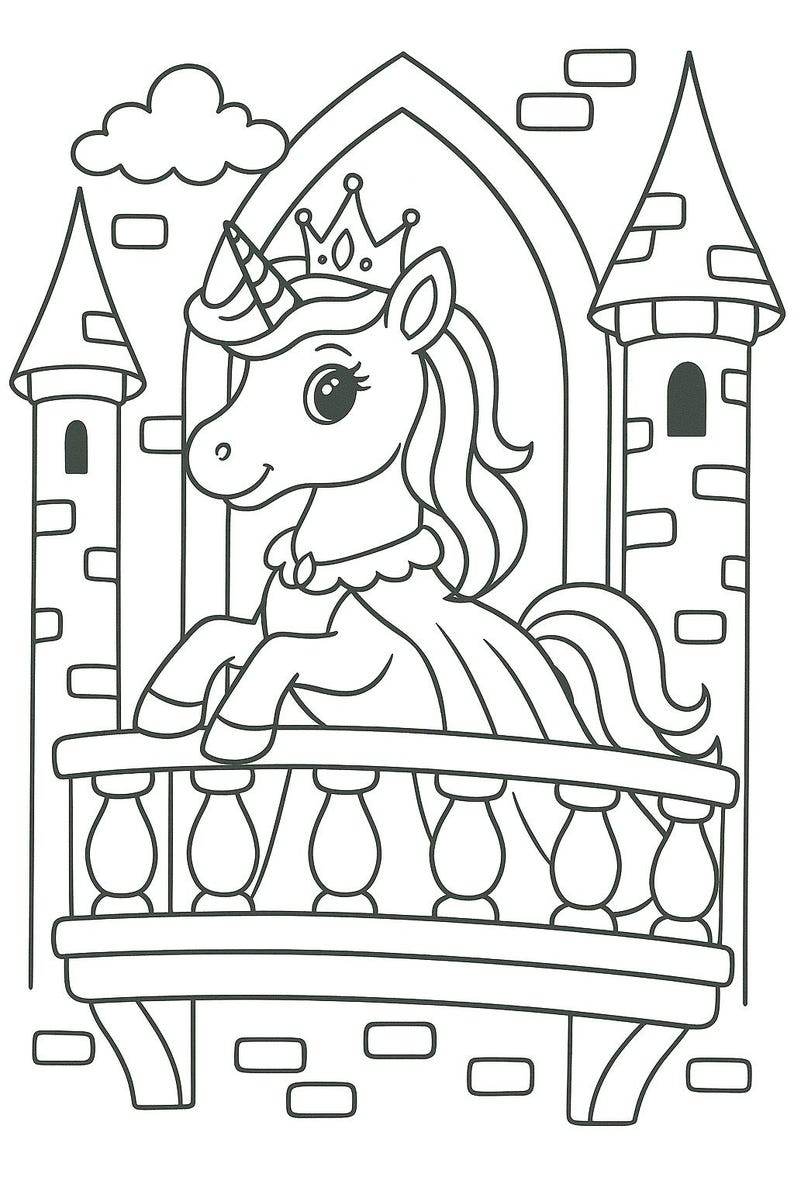 Printable Unicorn Coloring Pages Cute, Whimsical & Magical Coloring