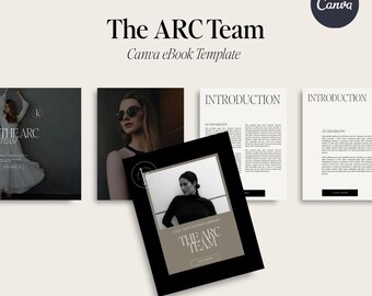 The ARC Team eBook Lead Magnet Canva Template | Advance Reader Copy Lead Magnet | Book Launch | Editable eBook Design | Digital Download