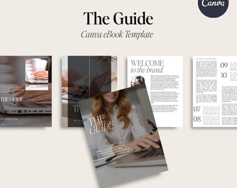 The Guide eBook Lead Magnet | Canva eBook Template | Entrepreneur Guide | How-To eBook Design | Business Guide Template | Digital Guide