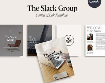 The Slack Group | Canva eBook Template | Lead Magnet | Entrepreneur eBook | Canva Lead Magnet | Email List Building | Business eBook | Leads