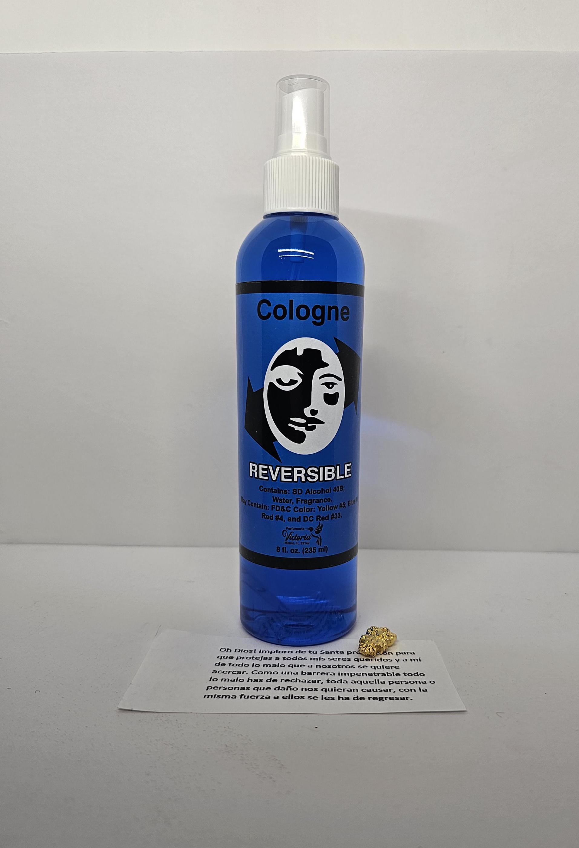 reversible cologne with pheromones | reversible colonia con feromonas | free: prayer amulet | es para contrarestar y revertir brujeria   1pc