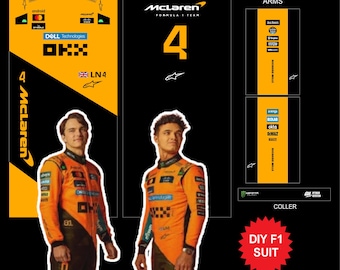 2024年マクラーレンF1チームスポンサーロゴ - ベクターファイル